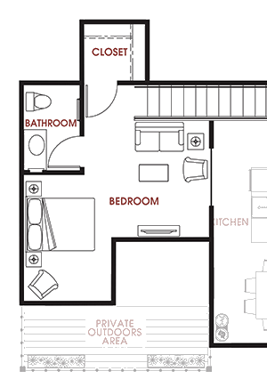Two Bedroom with Loft Two Bedroom with Loft